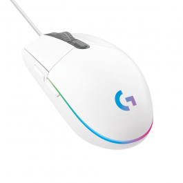 MOUSE LOGITECH GAMER G203 LIGHTSYNC RGB COM FIO WH